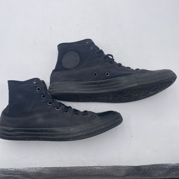 Converse CHUCK TAYLOR All Star Black Hi TOP sneakers M3310 Mens 9 Blackout - Picture 4 of 13